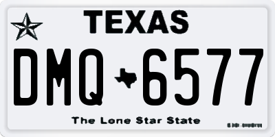 TX license plate DMQ6577