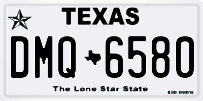 TX license plate DMQ6580