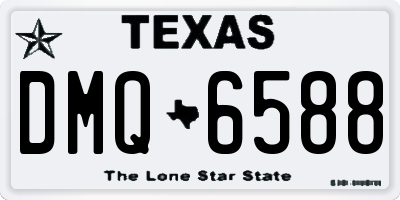 TX license plate DMQ6588