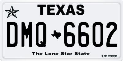 TX license plate DMQ6602