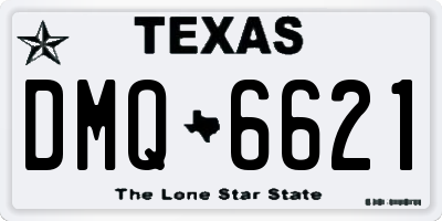 TX license plate DMQ6621