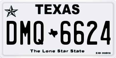 TX license plate DMQ6624