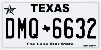 TX license plate DMQ6632