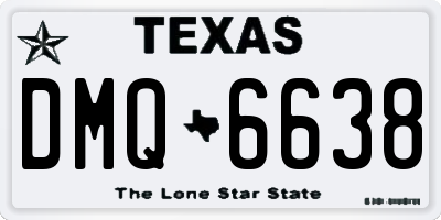 TX license plate DMQ6638