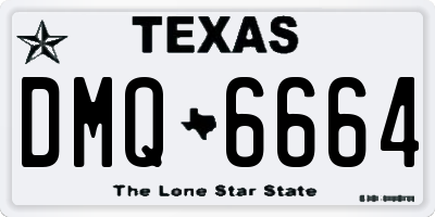 TX license plate DMQ6664