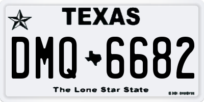 TX license plate DMQ6682