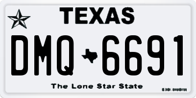 TX license plate DMQ6691