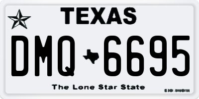 TX license plate DMQ6695