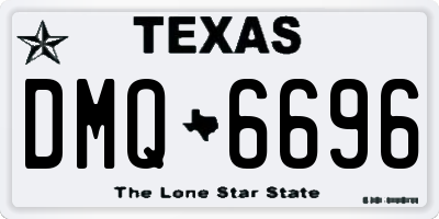 TX license plate DMQ6696