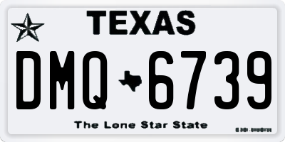 TX license plate DMQ6739