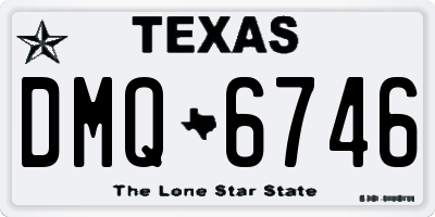 TX license plate DMQ6746