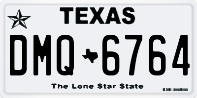 TX license plate DMQ6764