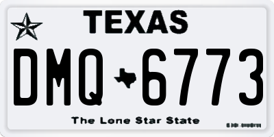 TX license plate DMQ6773