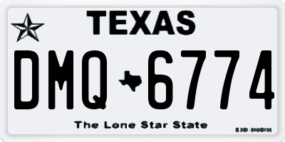 TX license plate DMQ6774