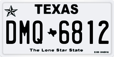 TX license plate DMQ6812
