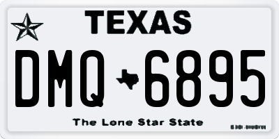 TX license plate DMQ6895