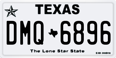 TX license plate DMQ6896
