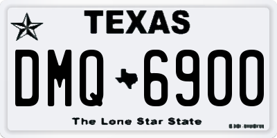 TX license plate DMQ6900