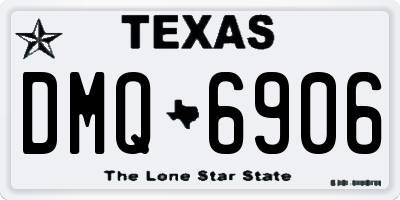 TX license plate DMQ6906