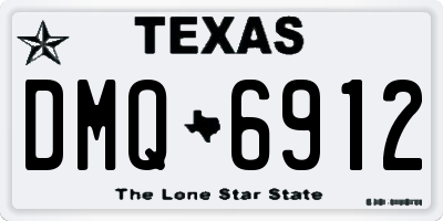 TX license plate DMQ6912