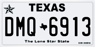 TX license plate DMQ6913