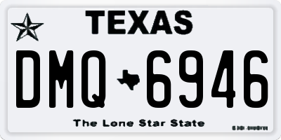 TX license plate DMQ6946