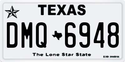 TX license plate DMQ6948