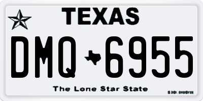 TX license plate DMQ6955