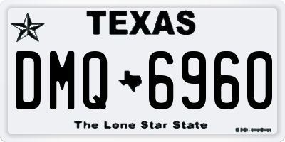 TX license plate DMQ6960