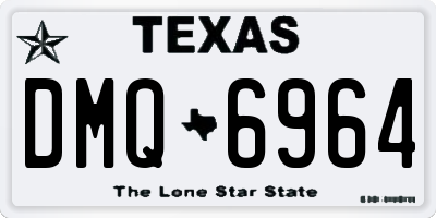 TX license plate DMQ6964
