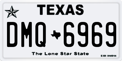 TX license plate DMQ6969