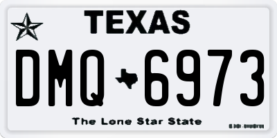 TX license plate DMQ6973