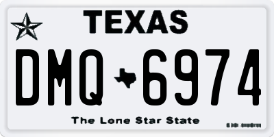 TX license plate DMQ6974