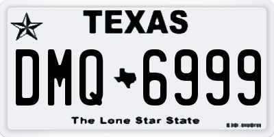 TX license plate DMQ6999