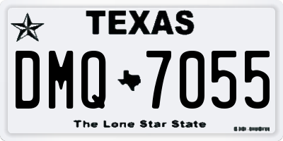 TX license plate DMQ7055
