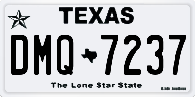 TX license plate DMQ7237