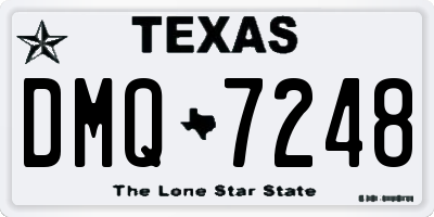 TX license plate DMQ7248