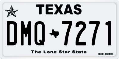TX license plate DMQ7271