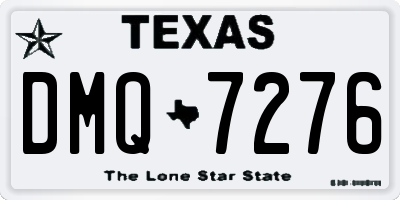 TX license plate DMQ7276