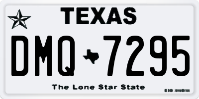 TX license plate DMQ7295