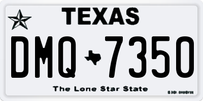 TX license plate DMQ7350