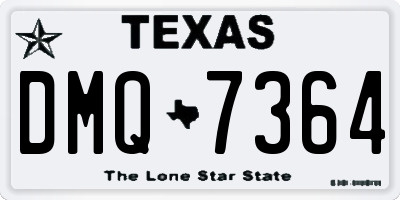 TX license plate DMQ7364