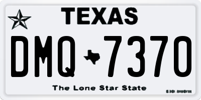 TX license plate DMQ7370