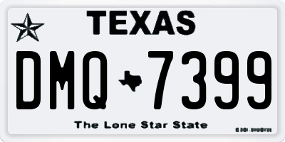 TX license plate DMQ7399