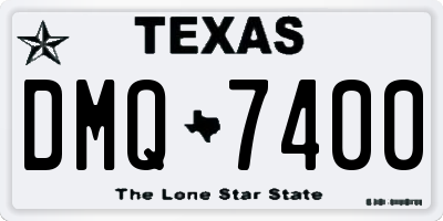 TX license plate DMQ7400
