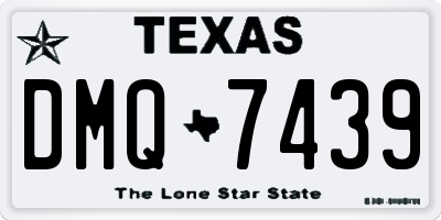 TX license plate DMQ7439