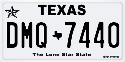 TX license plate DMQ7440