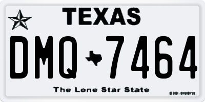 TX license plate DMQ7464