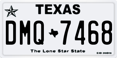TX license plate DMQ7468