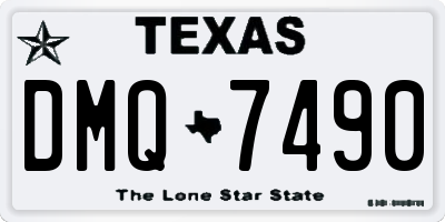 TX license plate DMQ7490